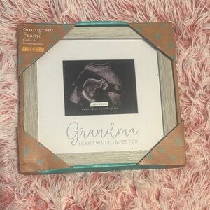 Kate & Milo Rustic Grandma Sonogram Picture Frame